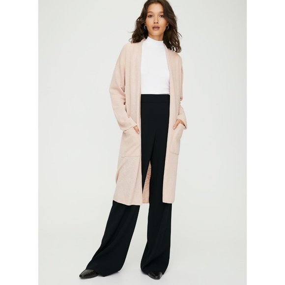 Aritzia Tan Long Cardigan - Picture 5 of 14